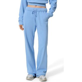 LilySilk Seamflow Stride Sweatpants in Lagoon Blue at Nordstrom, Size Large