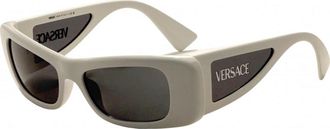 Versace Womens VE4481 314 54 87 Sunglasses - White - One Size