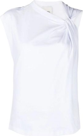 Isabel Marant Tops, Dames, Wit, S, Katoen, Nayda T-shirt