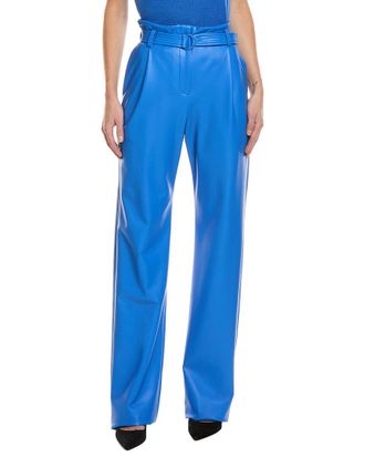 Sally Lapointe Lapointe Faux Leather High-Waist Trouser