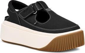 UGG Ez-Duzzit Platform T-Strap Sneaker in Black at Nordstrom Rack, Size 7.5