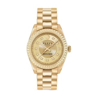 Philipp Plein Queen Supreme Watch - Dames - Horloges - Geel - ONE Size - Accessoires