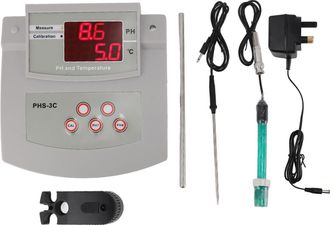 Infinite Medidor De Ph De Sobremesa De Alta Precisi&oacute;n Para Laboratorios - Kit De An&aacute;lisis Autom&aacute;tico De Ph/temperatura, Atc, 230 V