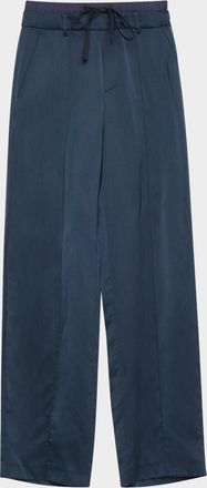 Vince Mid-Rise Double Waistband Pants