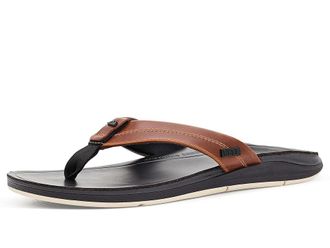 Reef Leather Offshore Mens Sandals Copper/Dark Brown : 10 D - Medium