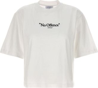 Off-white T-shirt No Offence - Bianco