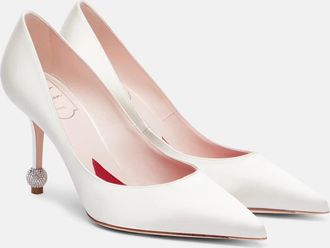 Roger Vivier Bridal - Pumps Vivier Marlene in raso con decorazioni