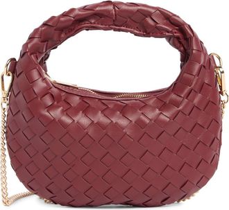 Urban Expression Woven Crossbody Bag in Burgundy at Nordstrom Rack