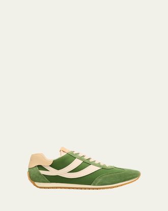 Vince Oasis Mixed Leather Retro Sneakers