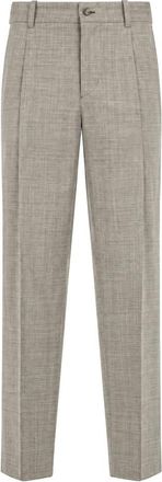 Billionaire Boys Club Lange Broek Regular Fit Double B - Heren - Nette broeken - Grijs - L - Wol - Broeken