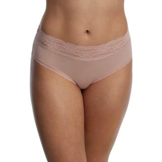 Skarlett Blue Goddess Lace Trim Hipster in Romance at Nordstrom, Size Medium