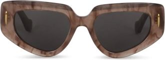 Loewe Accessoires, Dames, Veelkleurig, ONE Size, Anagram Zonnebril