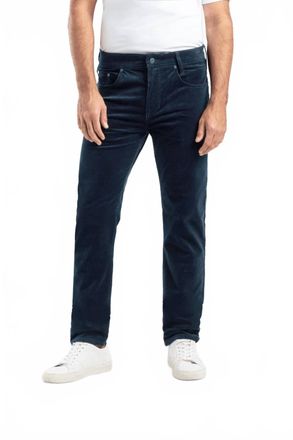 Mac Jeans Arne Corduroy Pants In Midnight Blue