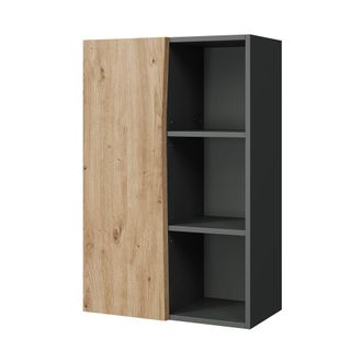 Vicco Mueble De Ba&ntilde;o De Media Altura Willow, Artesano, 56 X 86 Cm Con 3 Compartimentos Abiertos, Vicco