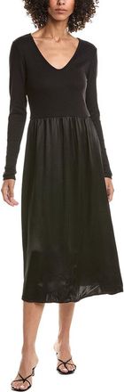 Michael Stars Sutton Mixed Media Midi Dress