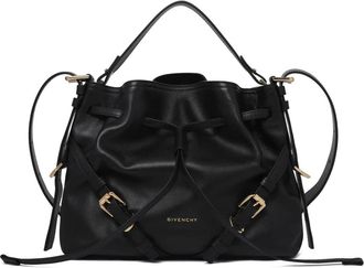 Givenchy Voyou Leren Bucket Bag - Dames - Schoudertassen - Zwart - ONE Size - Leer - Tassen