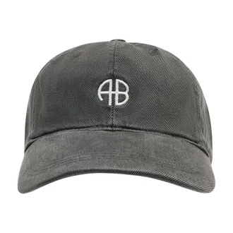 Anine Bing Womens A-12-12043-Whg24 Baseball Cap Gray Cotton