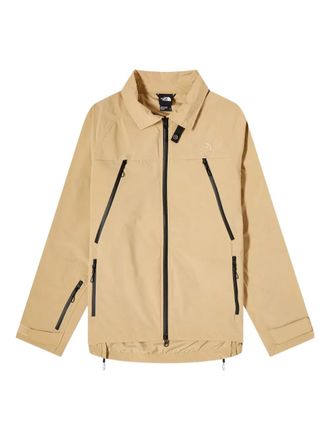 The North Face logo-embroidered jacket - men - Polyester - M - Neutrals