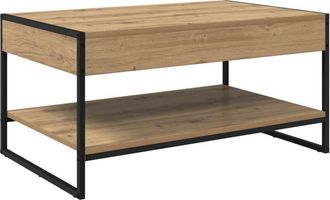 vidaXL Mesa De Caf&eacute; Roble Artesanal 80 X 50 X 40 Cm Vidaxl