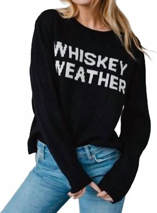 Panache Whiskey Weather Sweater In Black