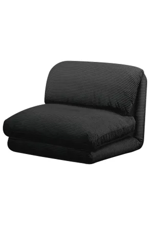 Livetastic Schlafsessel, Schwarz, Metall, Textil, 82x58x78 cm, Bsci, Wohnzimmer, Sofas & Couches, Schlafsofas, Schlafsessel
