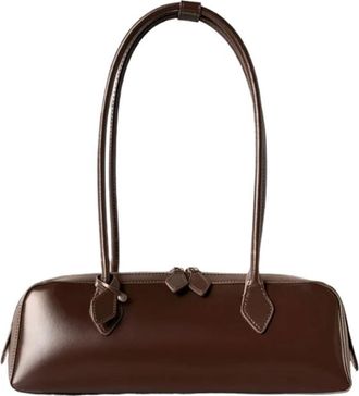 Generic Genuine Leather Bag Woman 2025 Korean Luxury Vintage Long Shoulder Handbags Ladies Underarm(Coffee)