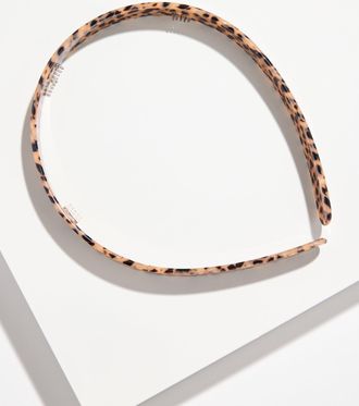 Talbots Tricolor Cheetah Headband - Sesame - 001 Talbots