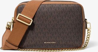 Michael Kors Bryant Medium Signature Logo Camera Crossbody Bag