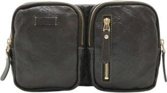 Gucci Pre-owned Belt Bag - unisex - Vintage Heuptassen - Bruin - ONE Size - Leer - Vintage