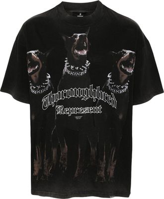 Represent Thoroughbred T-shirt - men - Cotton - M - Black