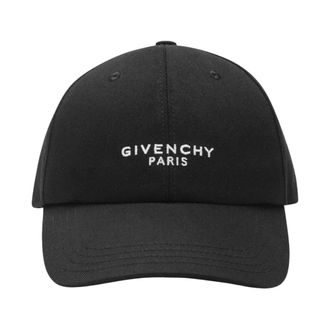 Givenchy Curved Cap with Logo - male - Givenchy - Hats & Caps - Black - ONE SIZE - Accessories