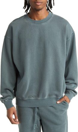 Elwood Core Oversize Crewneck Sweatshirt in Vintage Slate at Nordstrom, Size X-Large