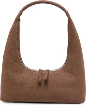 Marge Sherwood Tassen, Dames, Bruin, ONE Size, Su&egrave;de, Schoudertas