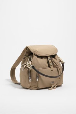 Bimba & Lola Nylon Multi-Pocket Backpack in Nougat at Nordstrom