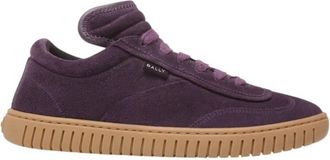 Bally Parrel Suede Low-Top Sneakers, Brand Size 40 ( US Size 9.5 )