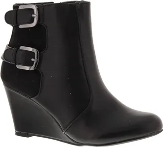 Madeline Womens Precious Ankle Boot In Black