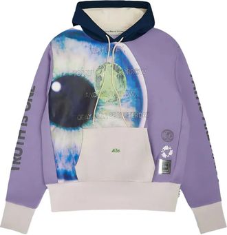 Advisory Board Crystals Felpa Birthstone August con stampa e cappuccio - Viola