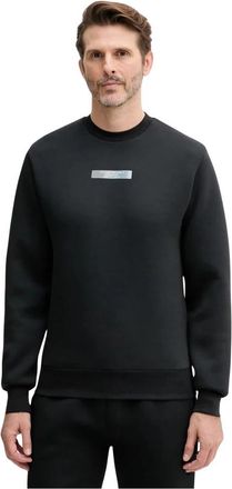 Colmar Printed Knit Pullover - Heren - Sportshirts - Zwart - M - Katoen - Fitness