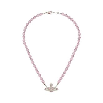 Vivienne Westwood Accessoires, Dames, Roze, ONE Size, Messaline Choker