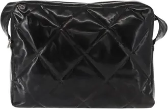 Chanel Pre-owned Cross Body Bags, female, Black, Size: ONE SIZE Pre-owned Vintage Cross Body Bag
