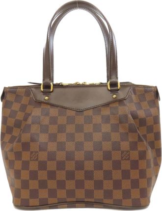 Louis Vuitton Damier Damier Canvas Ebene Damier Canvas Tote Bag (Pre-Owned)