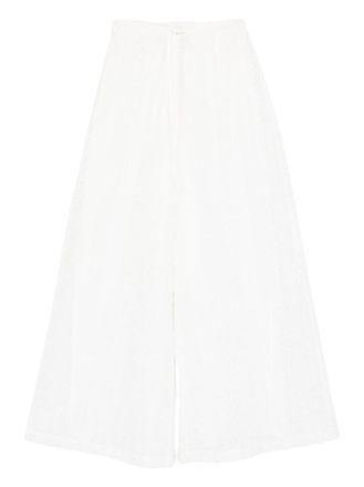 Forte_Forte White Cotton Trouser