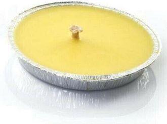 Trade Shop Trade Shop - Set 12 Pezzi Candela Fiaccola Citronella Ciotola In Alluminio Anti Zanzare 16 Cm