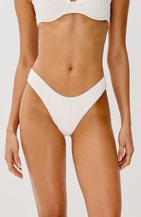 L*Space Rocky French Cut Bikini Bottoms in Cream at Nordstrom Rack, Size Large