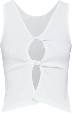 CHRISTOPHER ESBER V neck twist cut out tank top