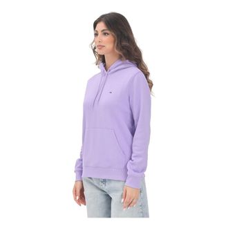 Tommy Jeans Dames, Sweatshirts & Hoodies, Paars, Maat: XS