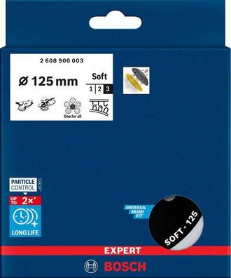 Bosch Platos De Soporte Multiperforados De Uso Universal Expert Multihole De 125 Mm Blando Bosch 2608900003
