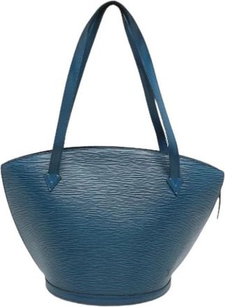 Louis Vuitton Pre-owned Bucket Bags, female, Blue, Size: ONE SIZE Pre-owned Saint Jacques GM Bag