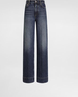 Dolce & Gabbana 5-pocket Denim Trousers - Woman Denim And Jeans Multi-colored 36