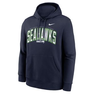 Nike Seattle Seahawks Club Nike Mens NFL Pullover Hoodie in Blue | NKDK41S78-L3P